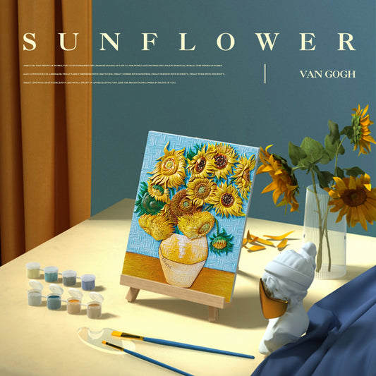 Relife DIY 3D Painting Kit-Sunflower