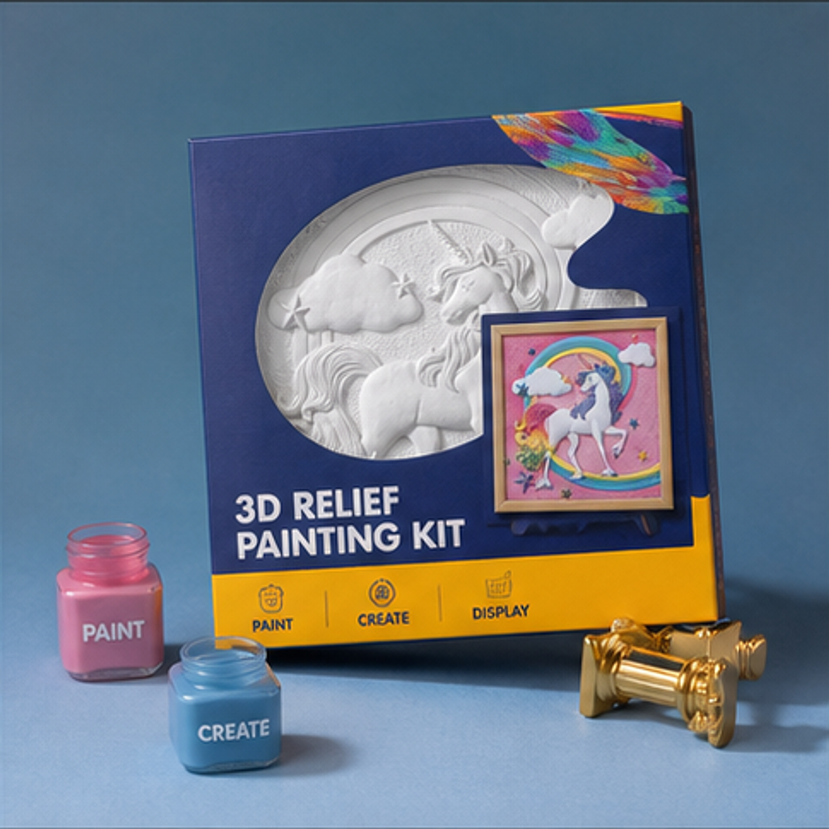 Relife DIY 3D Painting Kit-Unicorn gift presentation
