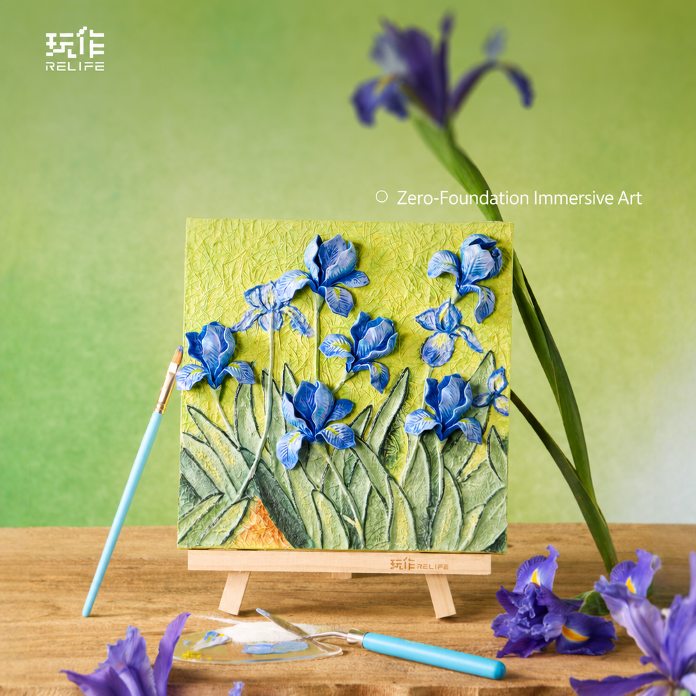Iris quartz sand hand painting kit