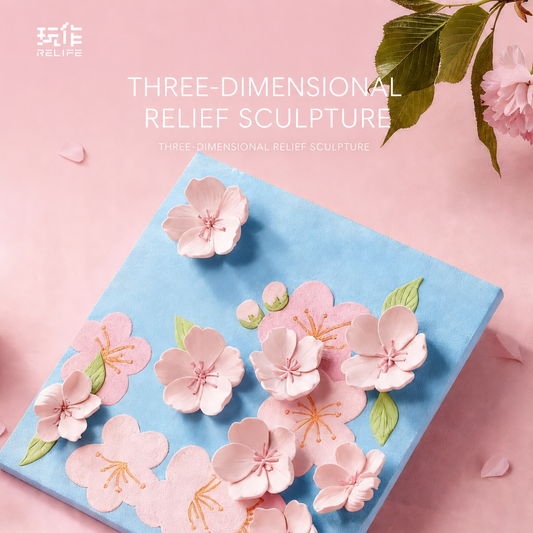 Quartz and Sand on table -Sakura Blossom
