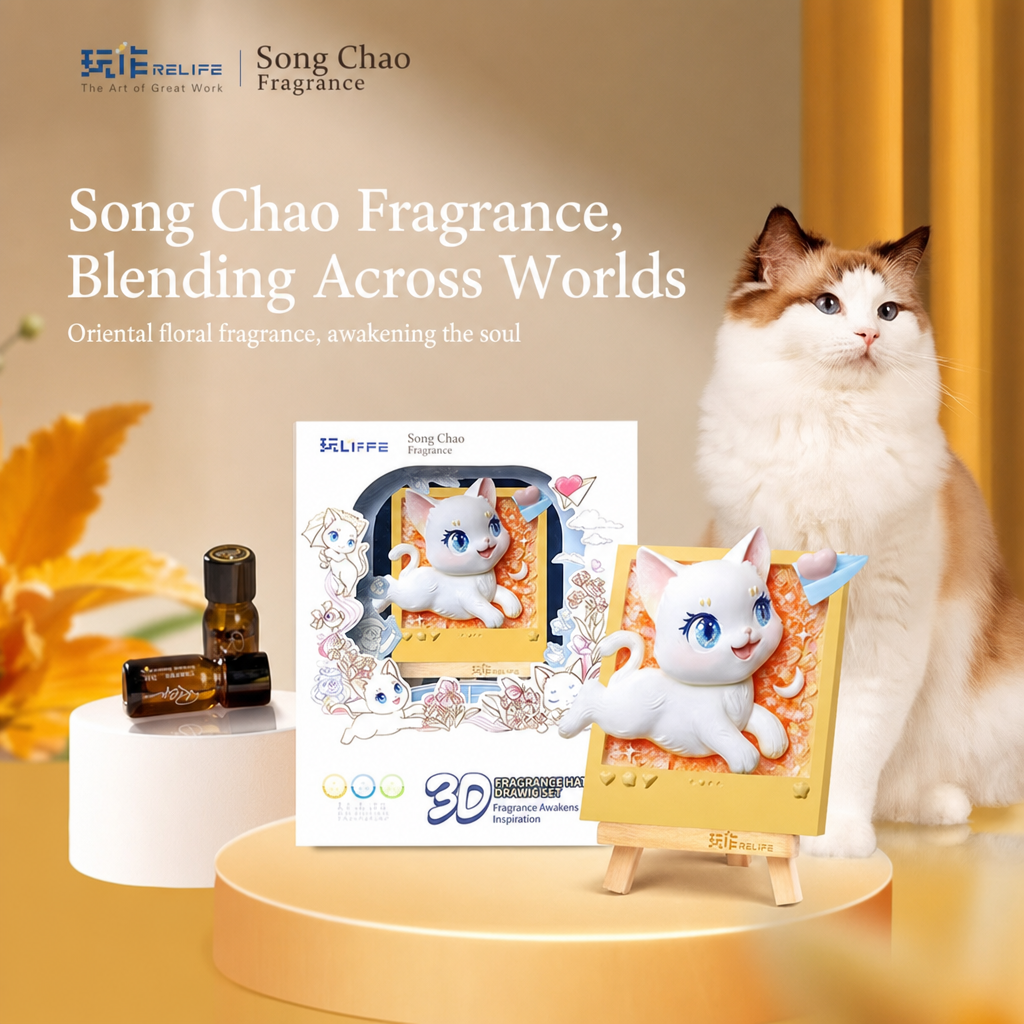 Magnet Painting Kit-Dreamcather Cat