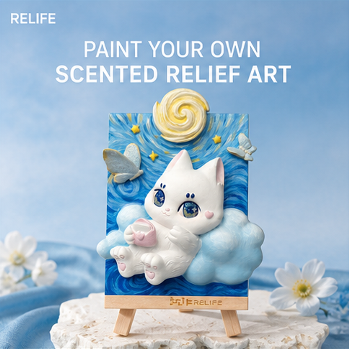 Cat Sleeping in Star Clouds - product image 1