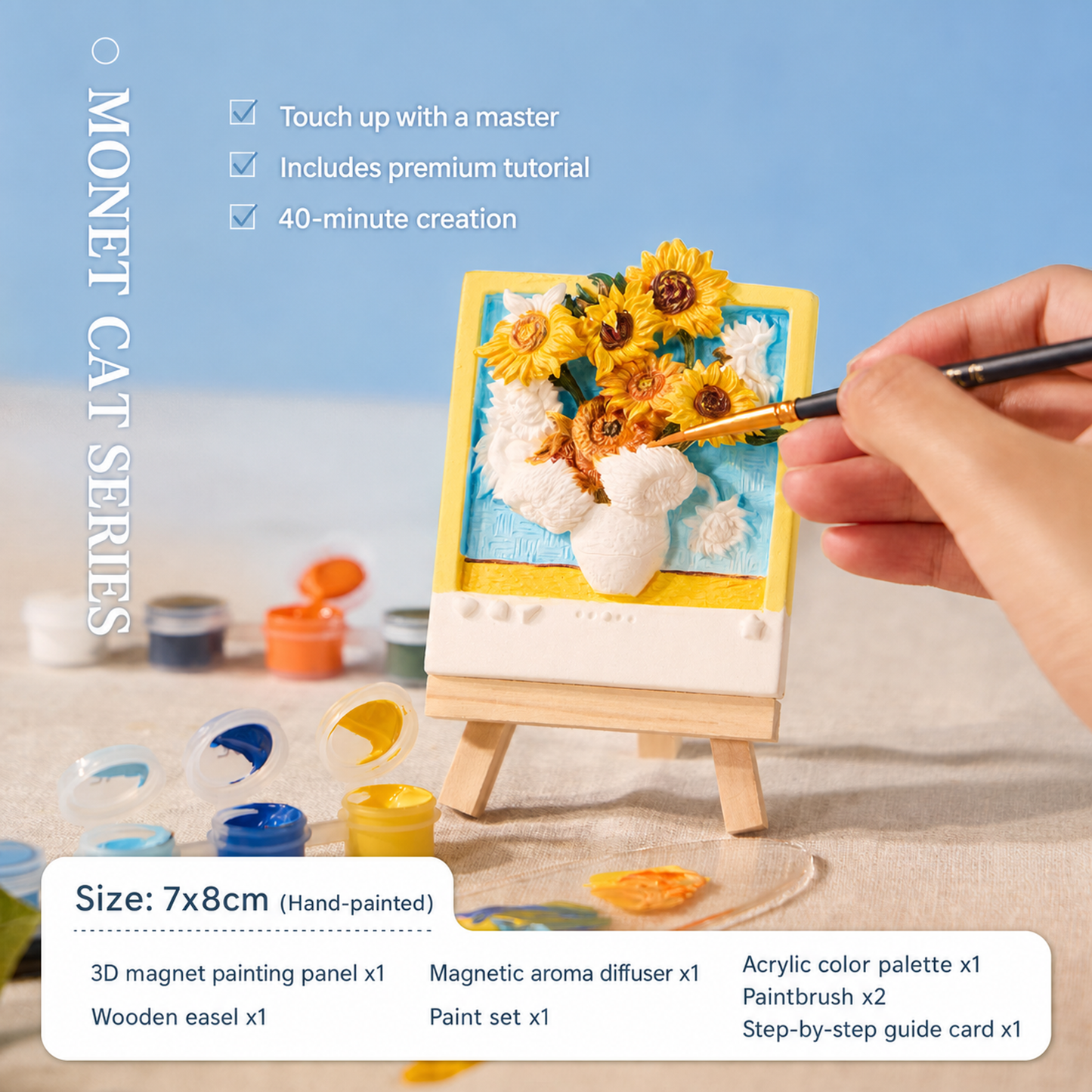 Magnet Painting Kit-Van Gogh's Sunflower - English product image 49
