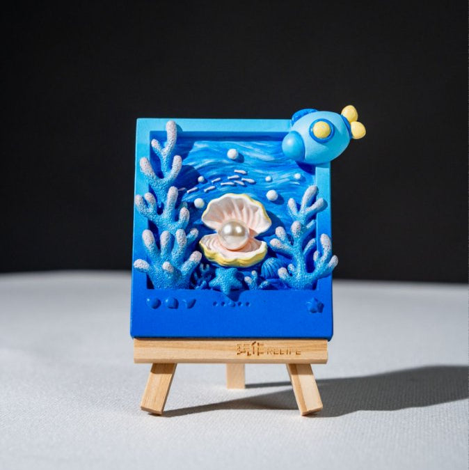 Relife 20000 Miles ocean magnet painting kit finished artwork
