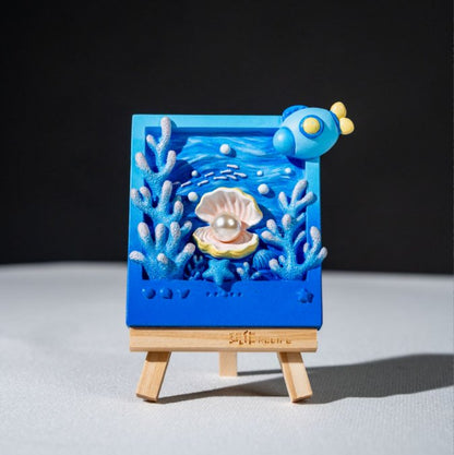 Relife 20000 Miles ocean magnet painting kit finished artwork