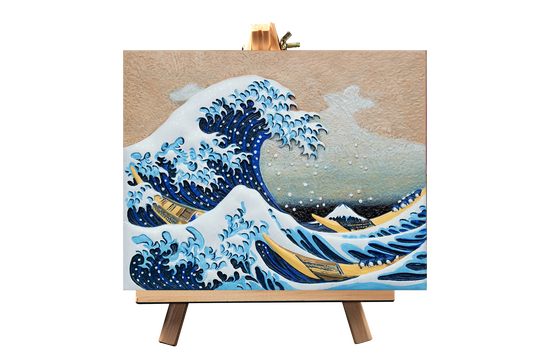Relife DIY 3D Painting Kit-Kanagawa