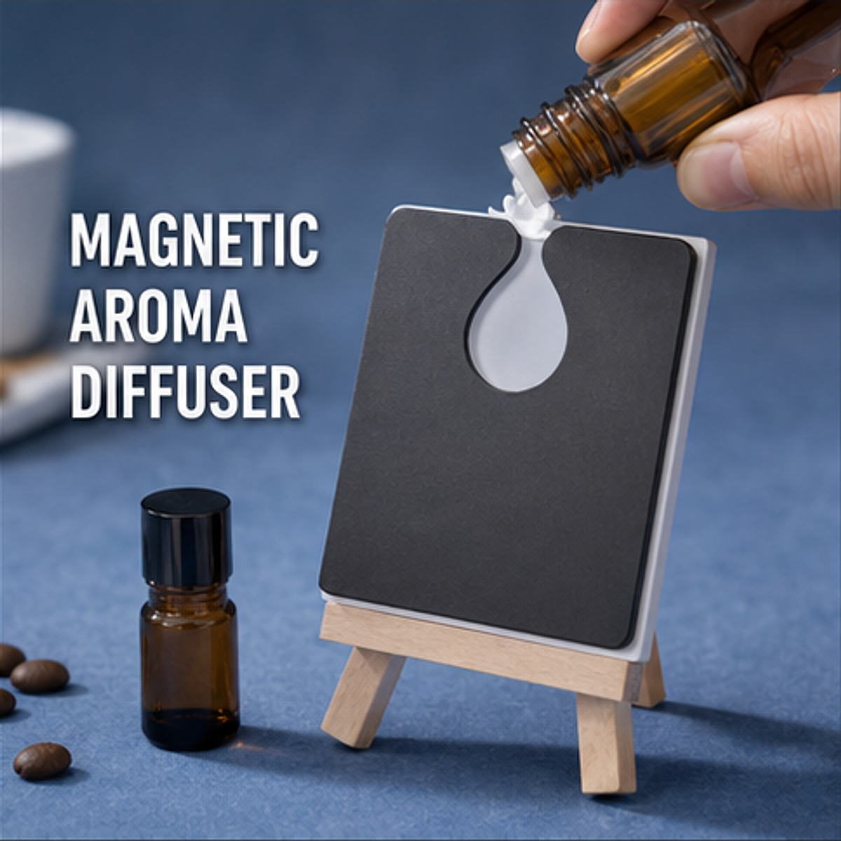Magnet Painting Kit-Coffee Shop raised texture detail