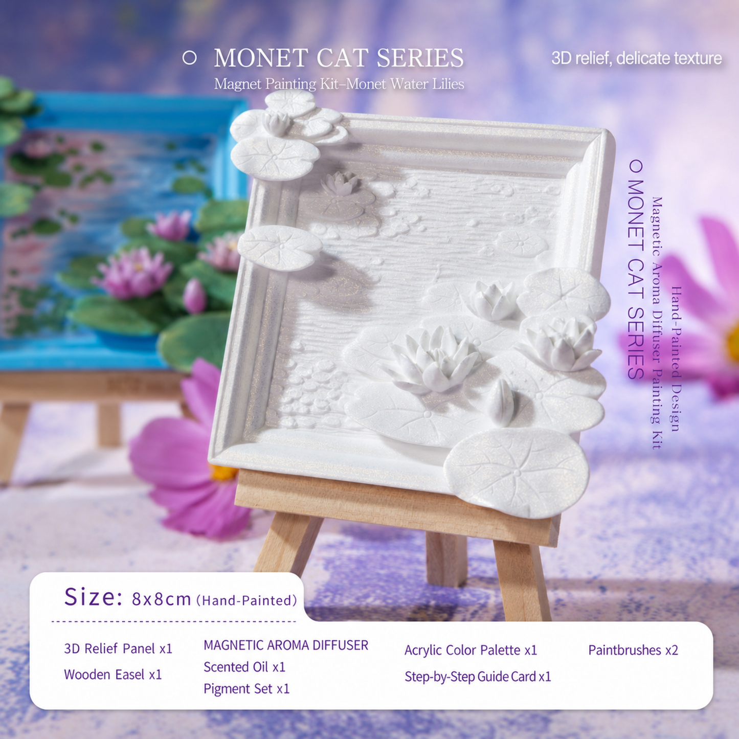 Magnet Painting Kit-Monet Water Lilies - English product image 44