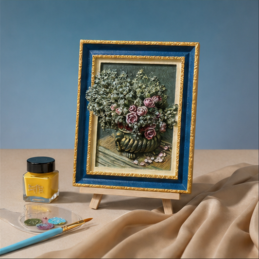 Mini Relief Painting Kit-Peony Bouquet styled product photo