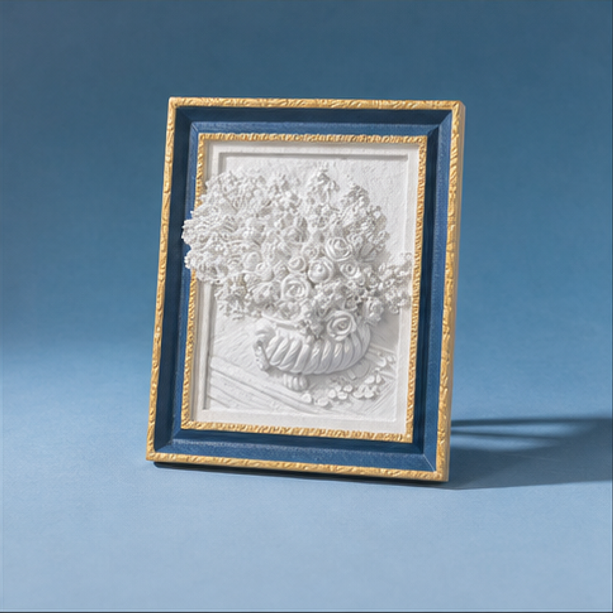 Mini Relief Painting Kit-Peony Bouquet raised texture detail