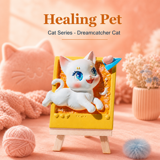Relife Healing Pet Cat Series - Dreamcatcher Cat