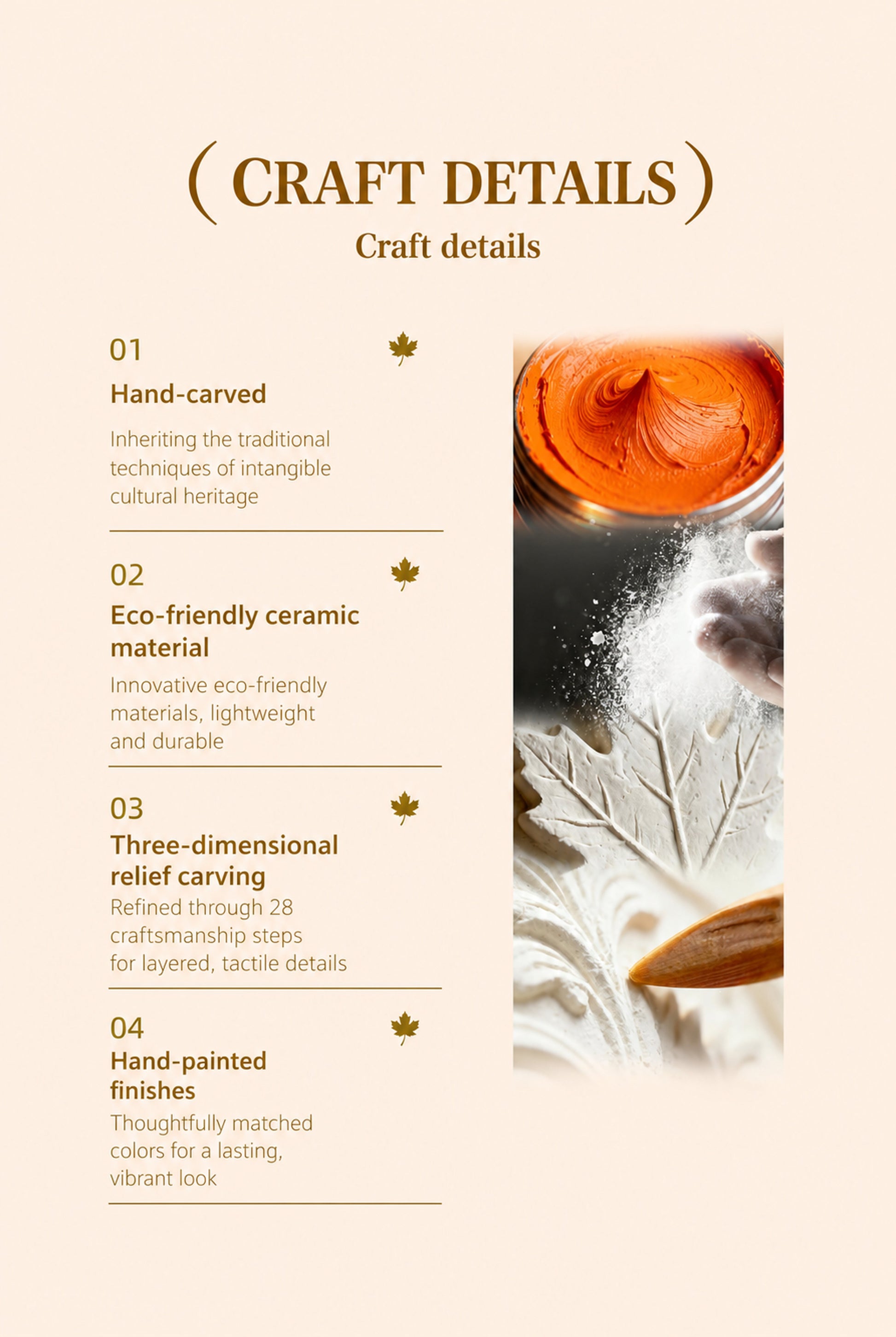 Quartz and Sand on table -Maple Palette - English product image 87