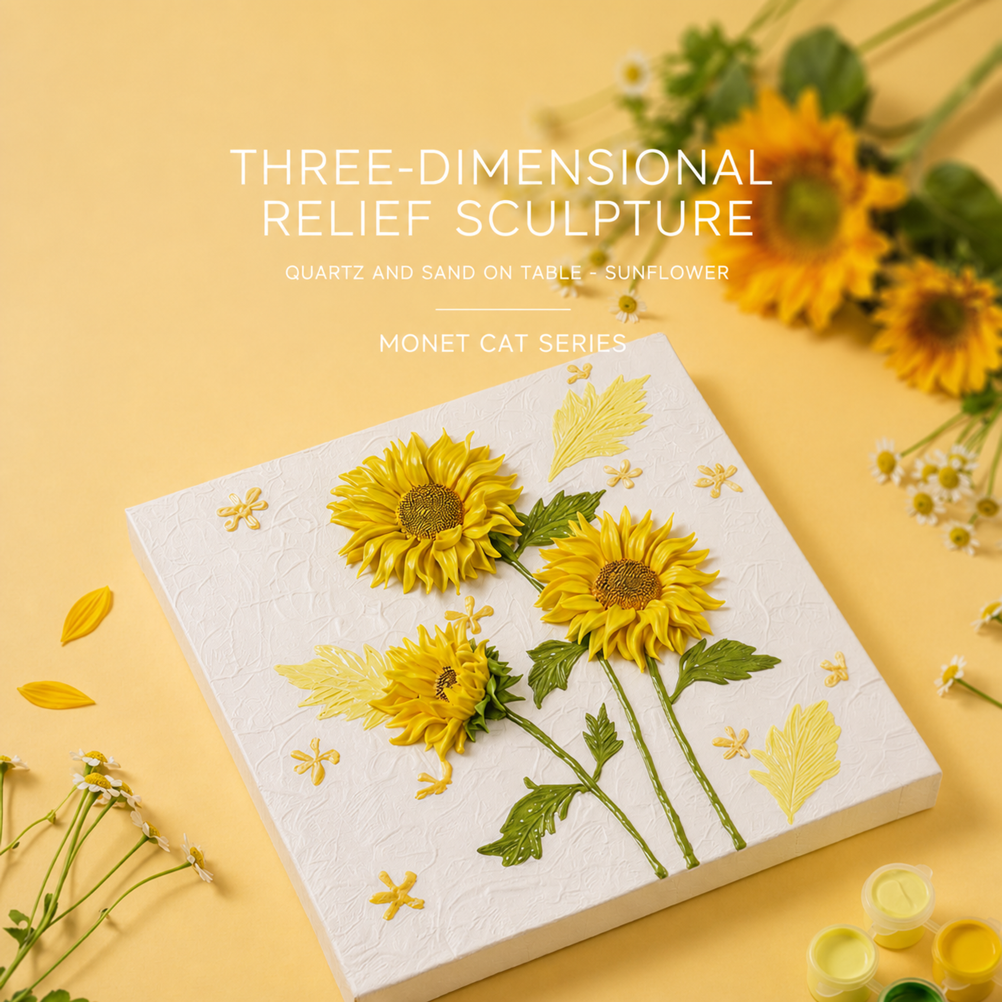 Quartz and Sand on table -Sunflower - English product image 90