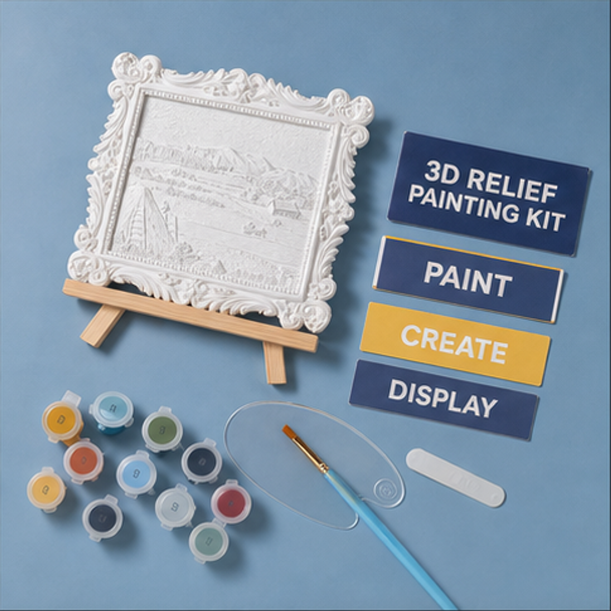 Relife 3D Painting Kit-Harvest DIY kit contents