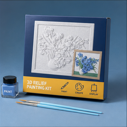 Relife 3D Painting Kit-Irises gift presentation
