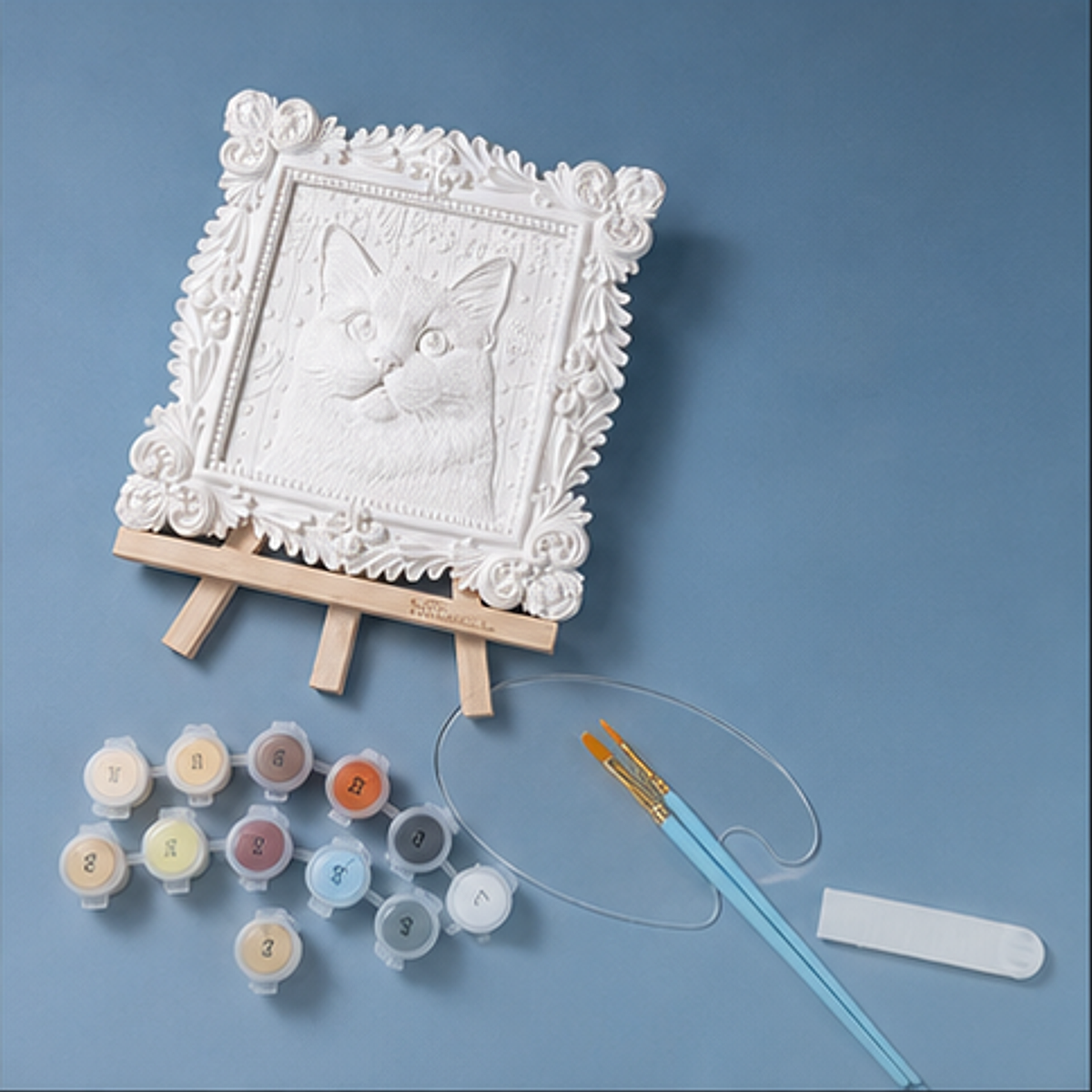 Relife 3D Painting Kit-Ragdoll Cat DIY kit contents