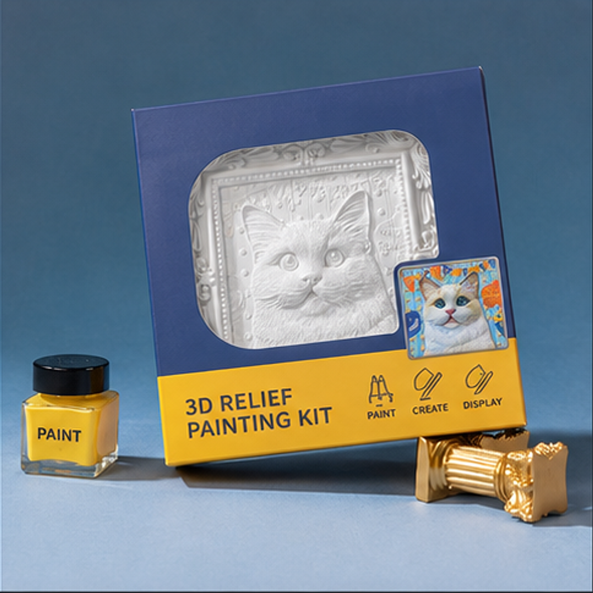 Relife 3D Painting Kit-Ragdoll Cat gift presentation