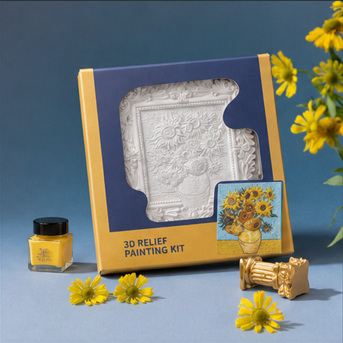 Relife 3D Painting Kit-Sunflower gift presentation