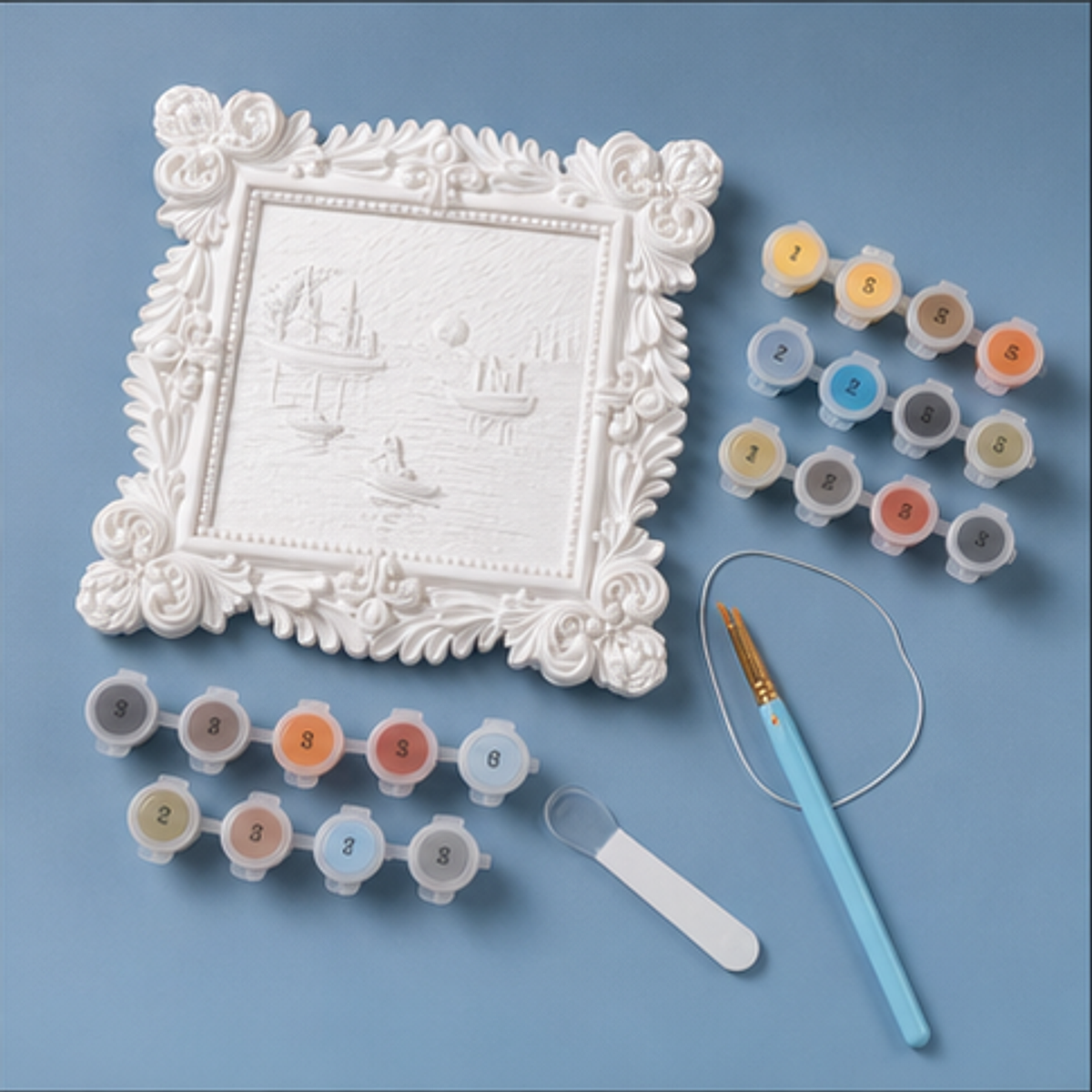Relife 3D Painting Kit-Sunrise DIY kit contents