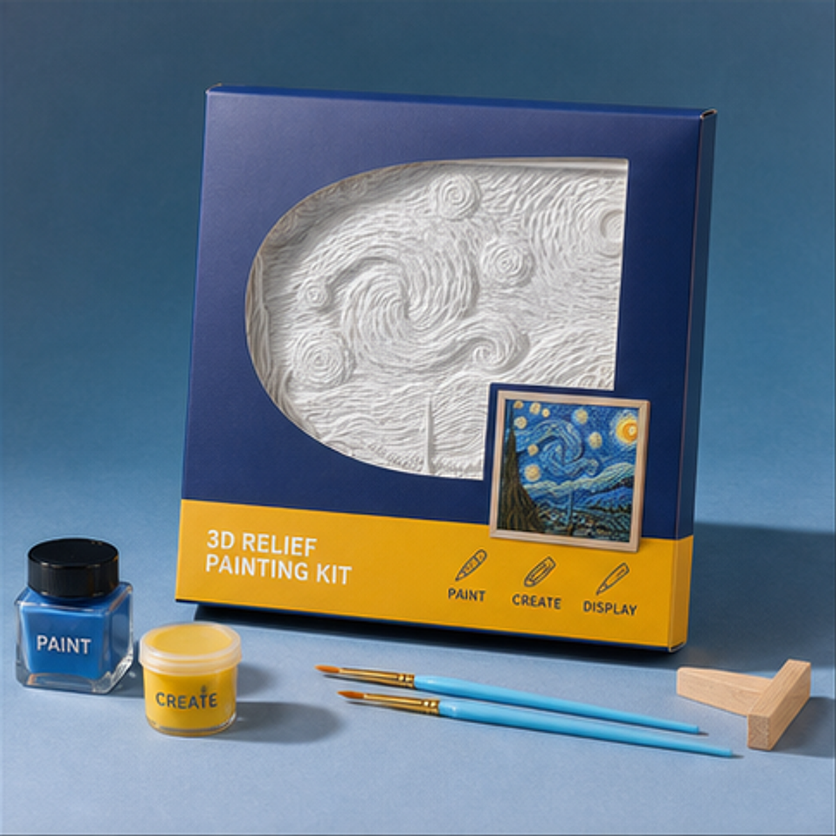Relife 3D Painting Kit-The Starry Night gift presentation