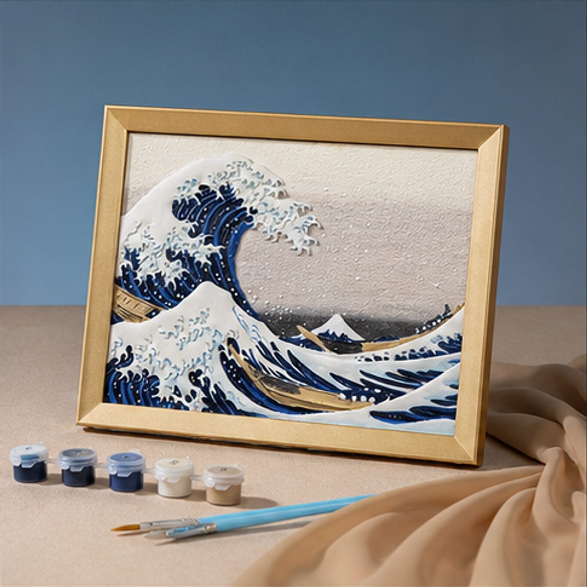 Relife DIY 3D Painting Kit-Kanagawa styled product photo