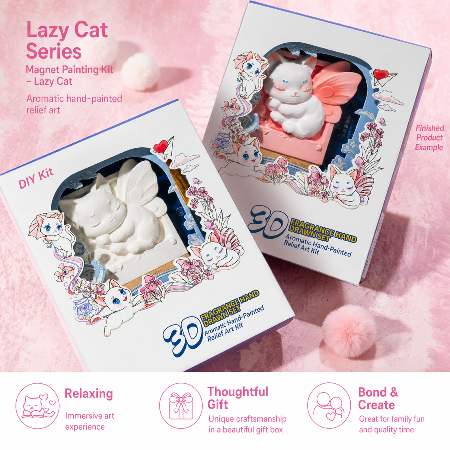 Magnet Painting Kit-Lazy Cat - English product image 20