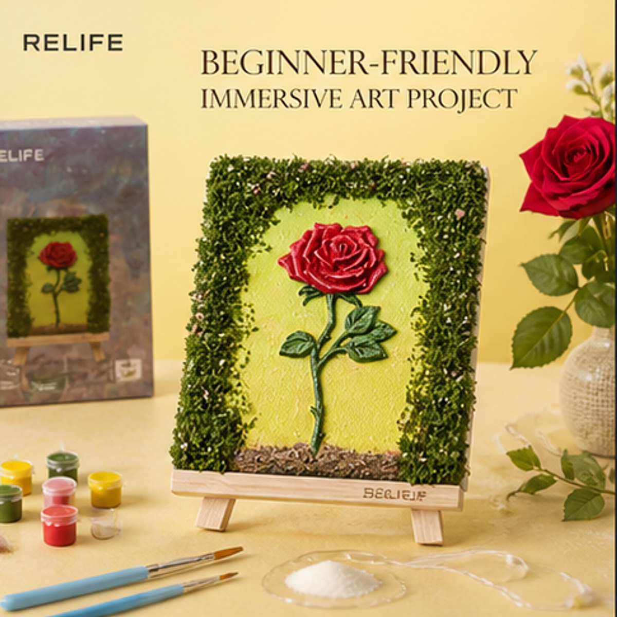 Quartz and Sand on Table - Rose Garden - product image 1