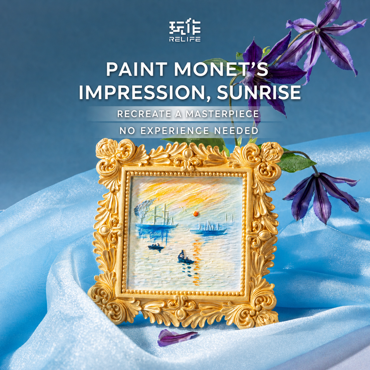 Relife Impression Sunrise medium 3D relief painting kit - English product image 1 of 5