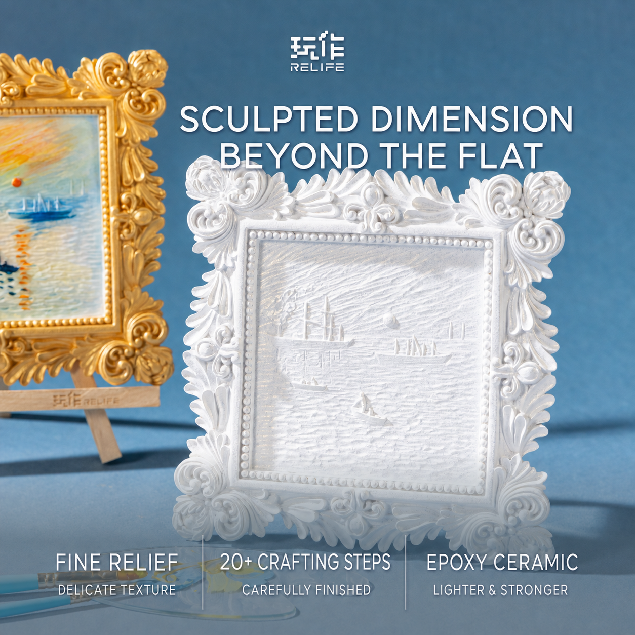 Relife Impression Sunrise medium 3D relief painting kit - English product image 3 of 5