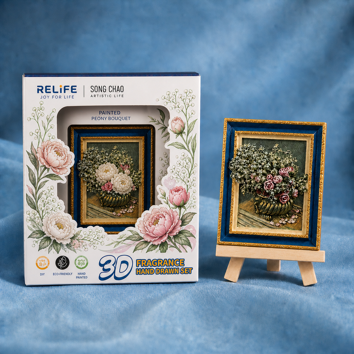Gauguin Peony Bouquet - Painted